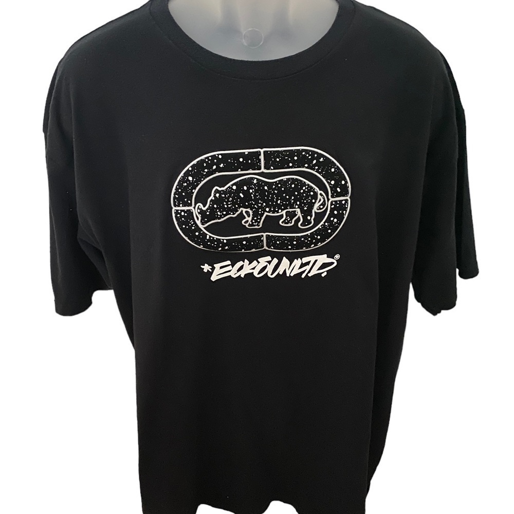 ECKO UNTLD Rhino Puffy Black & White Spotted Logo Men 2XL XXL